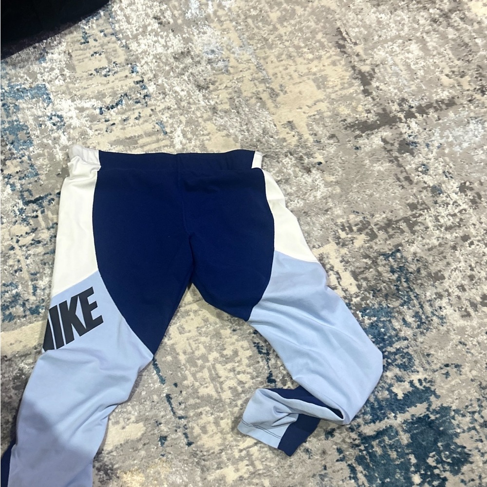 Nike Kids Blue and White Bottoms